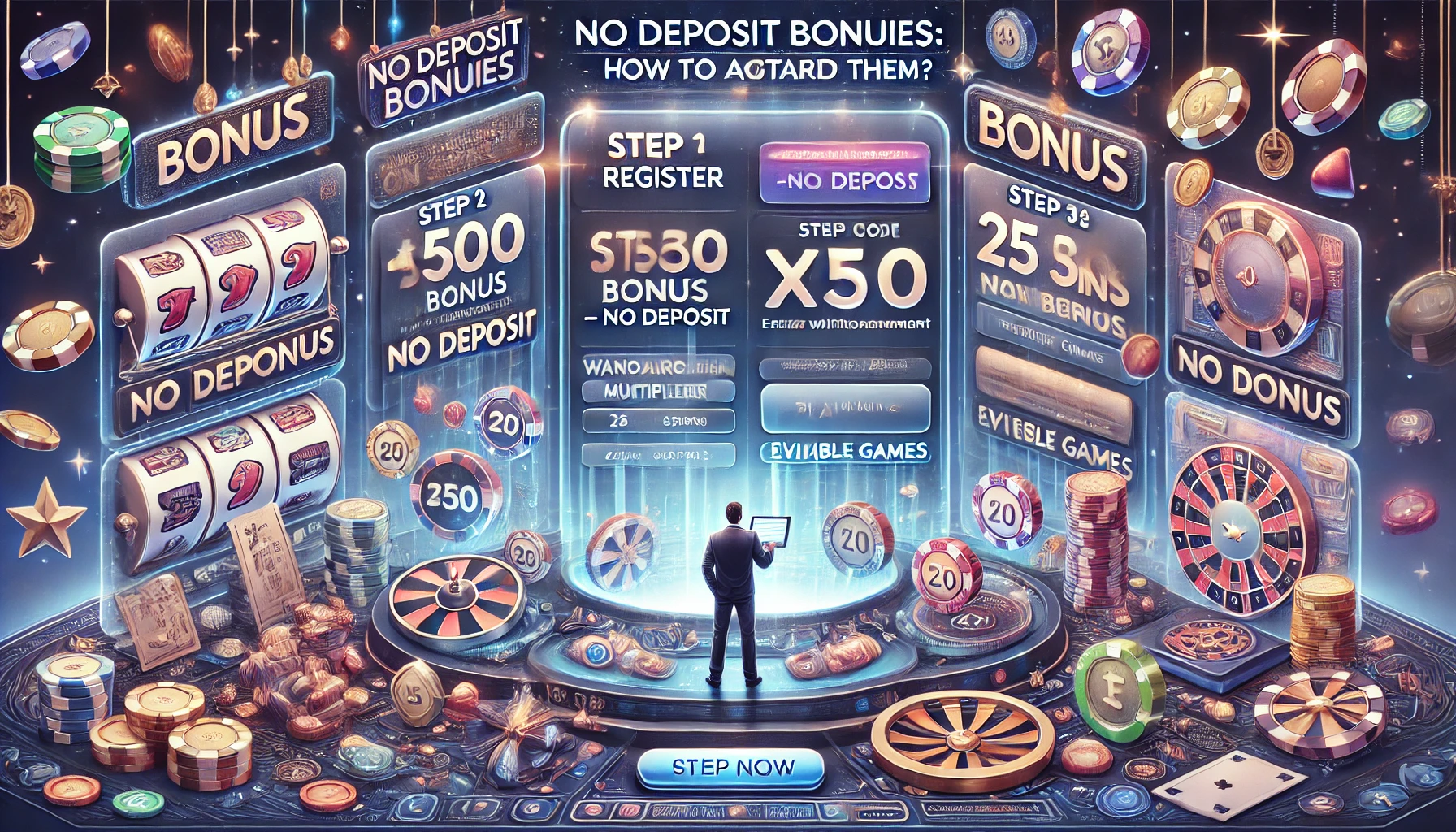 Бездепозитные бонусы в казино: как активировать и отыграть? 1 Бездепозитные бонусы в казино